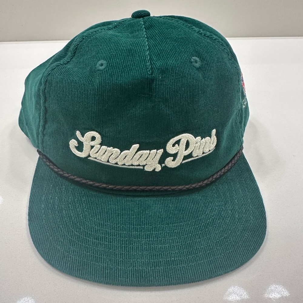Adidas Strap back “Sunday pins” rope golf hat